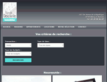 Tablet Screenshot of descatoire-marcqenbaroeul.com